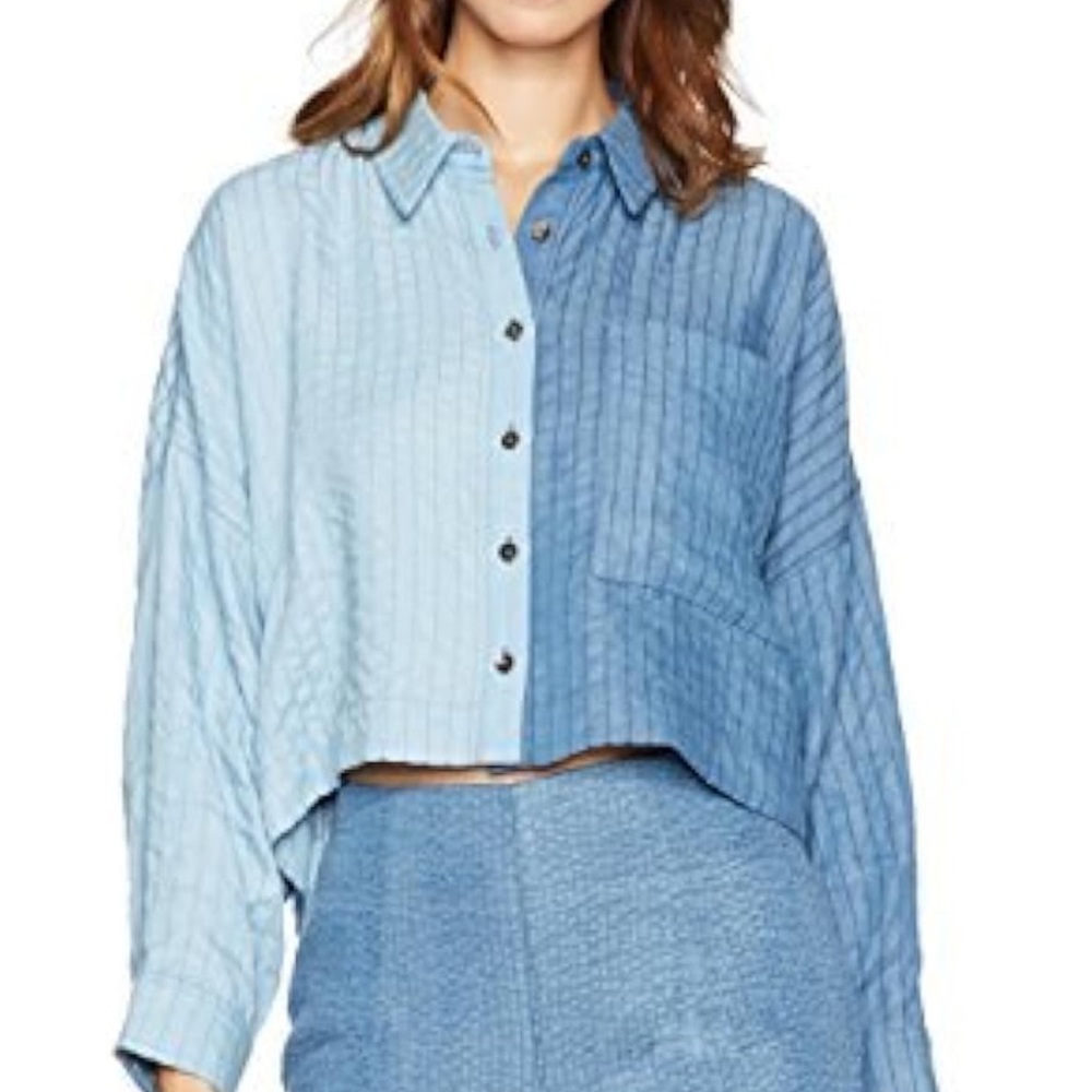 Mara Hoffman Women's Inez Button Down Long Sleeve Shirt
